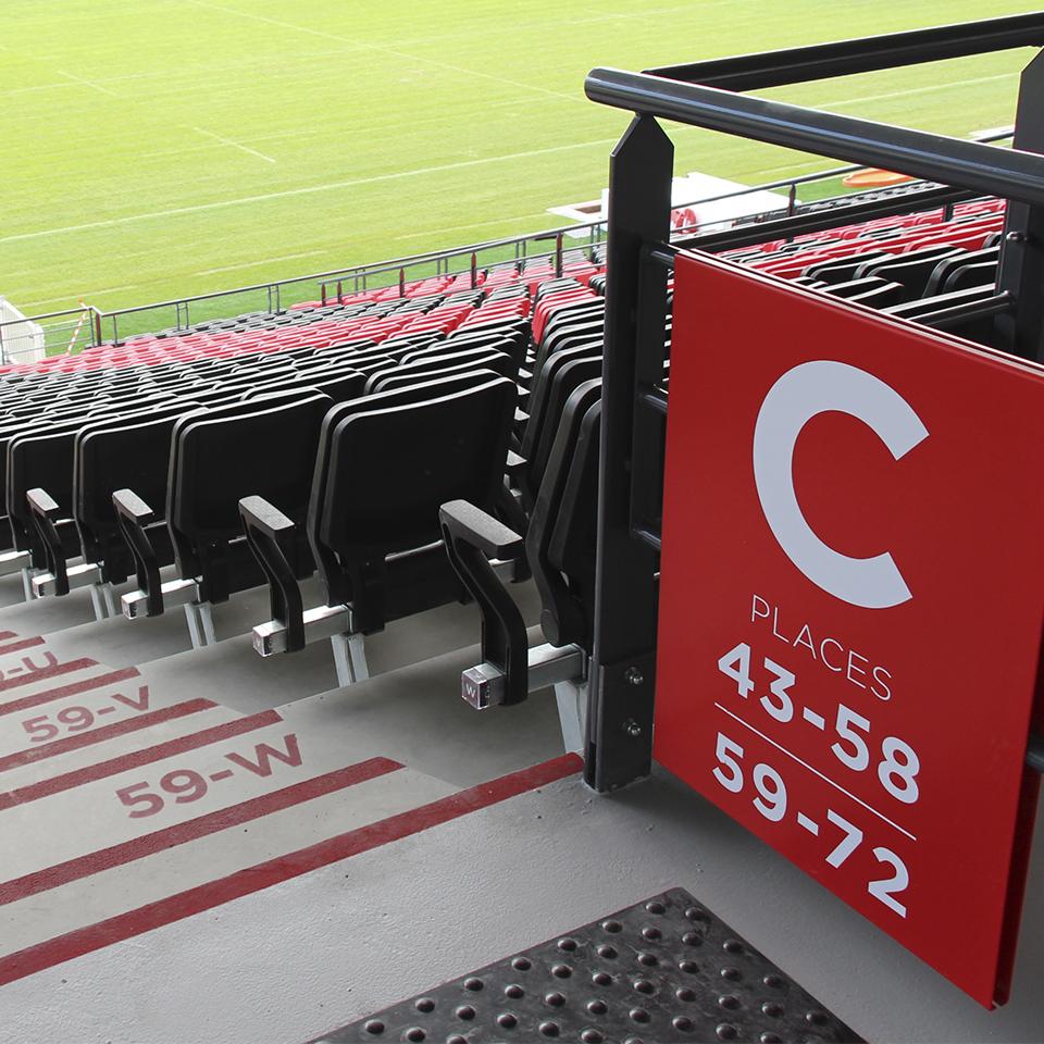 Zoning signage produced by Visotec