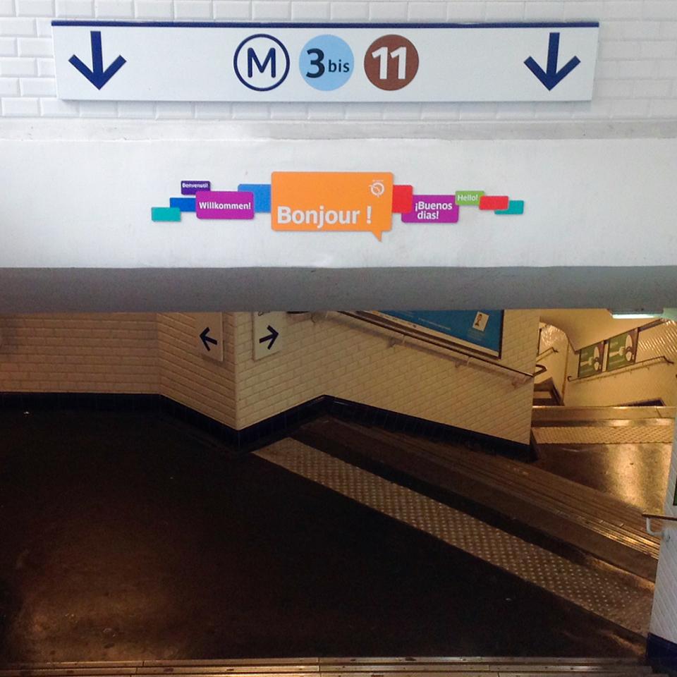 Improving visitor reception and rejuvenating the image of Paris metro stations